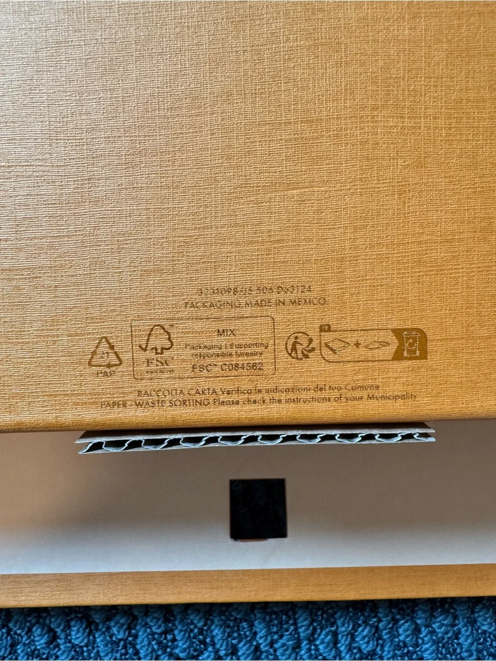Louis Vuitton Orange Gift Bag and Box Set
